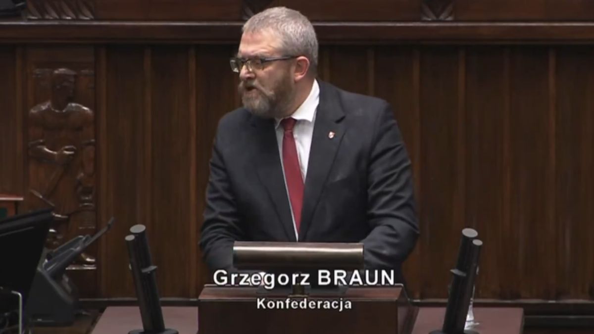 Skandaliczne Zachowanie Grzegorza Brauna W Sejmie Do Sprawy Odnosi Si Prokuratura